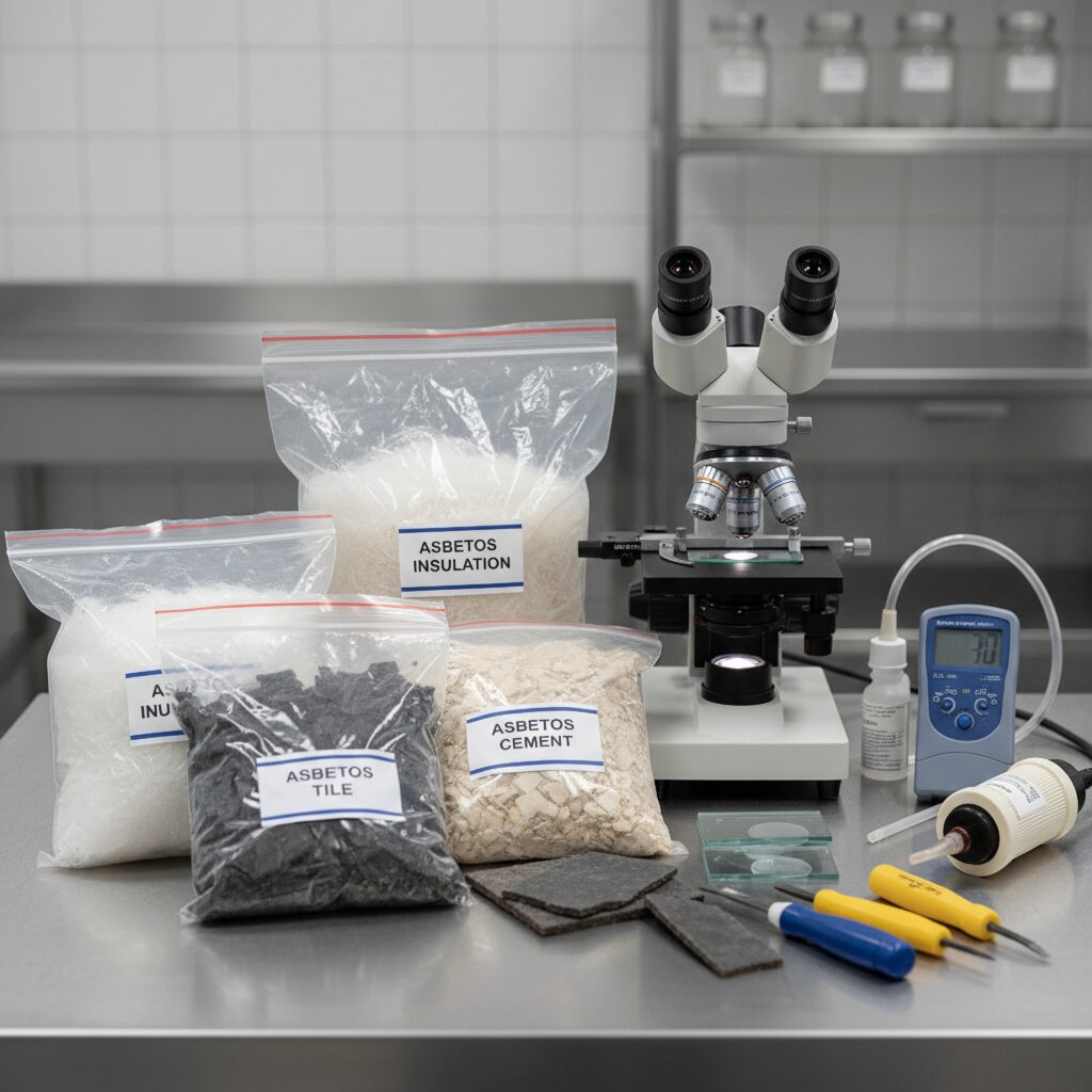 ndependent asbestos sampling and laboratory analysis