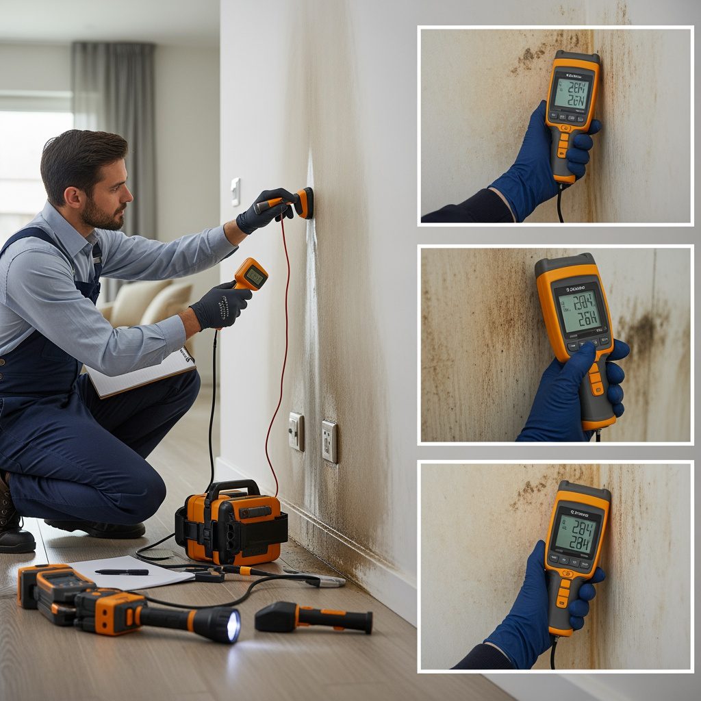 Mold inspection and moisture assessment tools
